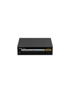 ➤ 10 prievadų komutatorius Ruijie Reyee RG-ES110F-P (Nevaldomas, 8 x PoE+) 