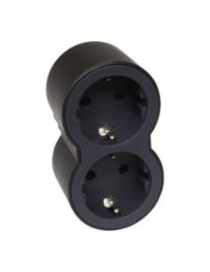 ➤ Šakotuvas Legrand 694517 (juodas, 2 vietų)