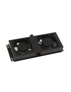➤ Ventiliatorių blokas 19'' AFS-2 A2 serijos spintoms (2 ventiliatoriai, 600mm, pilkas, sujungiamas 2x2)