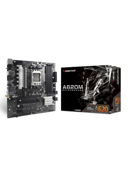 Mainboard|BIOSTAR|AMD A620|SAM5|Micro-ATX|Memory DDR5|Memory slots 4|1xPCI-Express 3.0 1x|2xPCI-Express 4.0 1x|1xPCI-Express 4.0