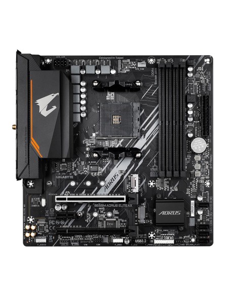 Mainboard|GIGABYTE|AMD B550|SAM4|Micro-ATX|Memory DDR4|Memory slots 4|1xPCI-Express 3.0 1x|1xPCI-Express 3.0 4x|1xPCI-Express 4.
