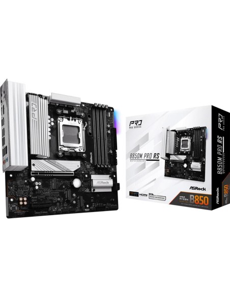 Mainboard|ASROCK|AMD B850|SAM5|Micro-ATX|Memory DDR5|Memory slots 4|1xPCI-Express 4.0 4x |1xPCI-Express 5.0 16x|1xM.2|1xHDMI|1xD