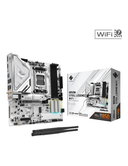 Mainboard|ASROCK|AMD B850|SAM5|Micro-ATX|Memory DDR5|Memory slots 4|4xPCI-Express 4.0 4x |1xPCI-Express 5.0 16x|1xM.2|1xHDMI|1xD