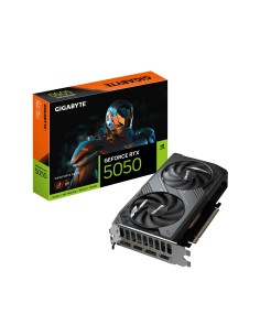 Graphics Card|GIGABYTE|NVIDIA GeForce RTX 5050|8 GB|GDDR6|128 bit|PCIE 5.0 16x|GPU 2587 MHz|Dual Slot Fansink|GV-N5050WF2OC-8GD1
