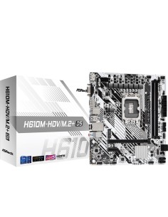 Mainboard|ASROCK|Intel H610|LGA1700|Micro-ATX|Memory DDR5|Memory slots 2|1xPCI-Express 3.0 1x|1xPCI-Express 4.0 16x|1xM.2|1x15pi