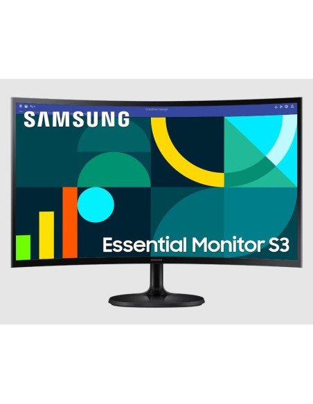 LCD Monitor|SAMSUNG|27"|Business/Curved|Panel VA|1920x1080|16:9|100Hz|4 ms|Tilt|Colour Black|LS27D360GAUXEN
