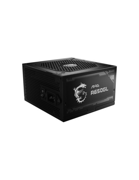 Power Supply|MSI|650 Watts|Efficiency 80 PLUS GOLD|PFC Active|MTBF 1500000 hours|MAGA650GL
