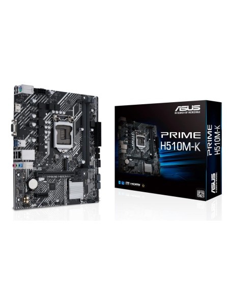 Mainboard|ASUS|Intel H510|LGA1200|MicroATX|1xPCI-Express 3.0 1x|1xPCI-Express 4.0 16x|1xM.2|Memory DDR4|Memory slots 2|1x15pin D