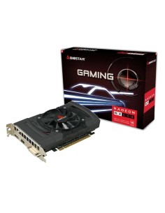 Graphics Card|BIOSTAR|AMD Radeon RX 550|4 GB|GDDR5|128 bit|PCIE 3.0 16x|GPU 1100 MHz|Single Slot Fansink|1xDVI-D|1xHDMI|1xDispla