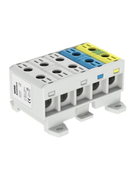 ➤ Gnybtas OTL35-5x 5x2.5-35mm2 Morek MAA5035A10 (pilkas, mėlynas, gelotnas/žalias)