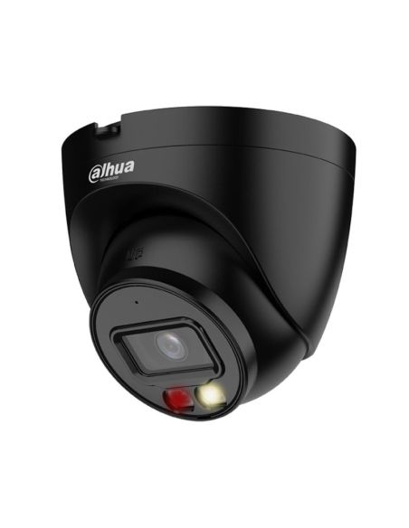 ➤ Dahua Dome IPC-HDW1439V-A-IL-0280B (juoda, 4 MP, F2.8, 30m IR + šviesa, IP67) 