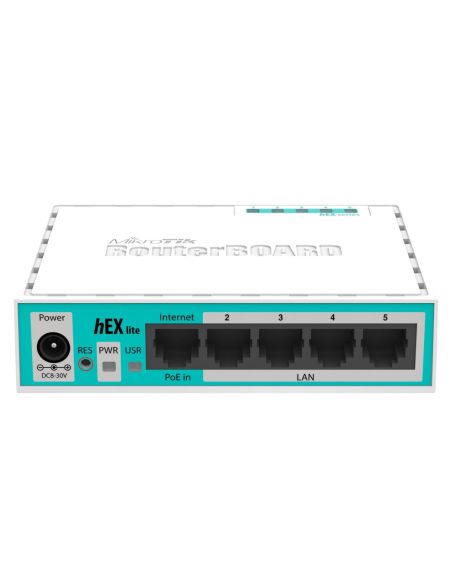 ➤ Maršrutizatorius 5 prievadų Mikrotik RB750r2 hEX 