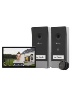 ➤ Telefonspynės komplektas EZVIZ CS-HP7 (3MP, 1 ekranas, 2 telefonspynės)