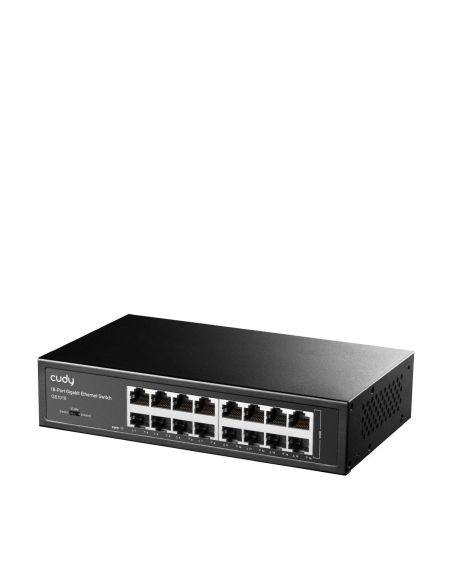 ➤ 16 prievadų komutatorius CUDY GS1016 (Nevaldomas) 