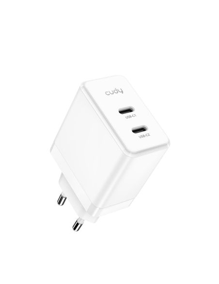 ➤ Sieninis įkroviklis Cudy CH40_EU (2x USB-C, 40W) 