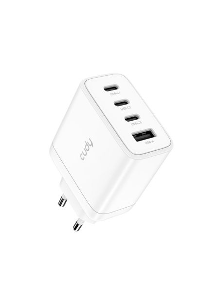 ➤ Sieninis įkroviklis Cudy CH70_EU (3x USB-C, 1x USB-A, 65W) 