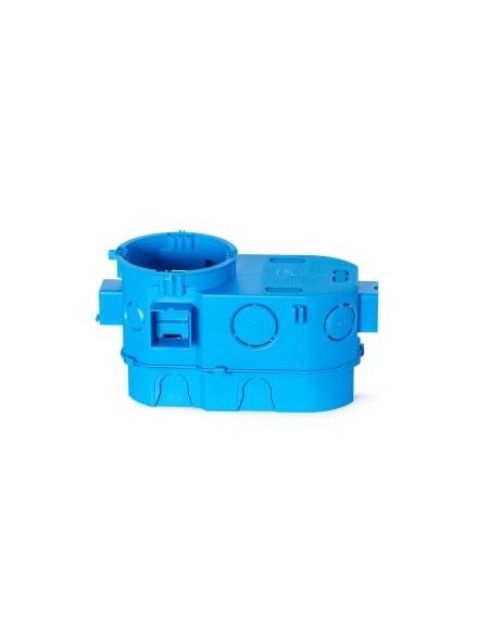 ➤ 1 vt. dėžutė į gipsą Simet SE2x60 (62mm, mėlyna, behalogenė, IP20)