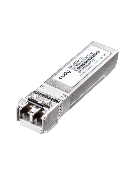 ➤ Optinis integruojamas keitiklis SFP+ Cudy SM10GMA-03 (850nm, multimode, LC, 300m)