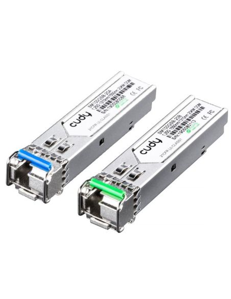 ➤ Optinis integruojamas keitiklis SFP Cudy SM100GSB-20AB (1,25Gbps, single mode, LC, 20km, A:1310Tx/1550Rx, B:1550Tx/1310Rx)