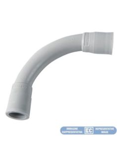 ➤ Kampinis sujungimas Elettrocanali EC74320 (D20, pilkas (RAL7035), behalogenis)