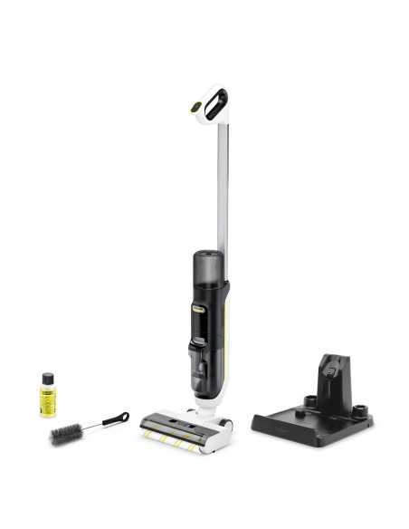 Vacuum Cleaner|KARCHER|Three-in-one floor cleaner FCV 3|Upright/Wet/dry/Cordless|White|Weight 3.8 kg|1.056-122.0