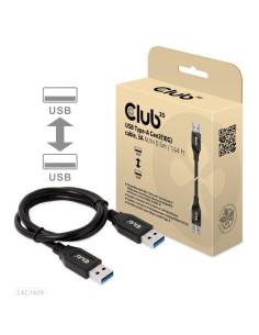 CABLE USB3.1 3A 0.5M/M/M CAC-1409 CLUB3D