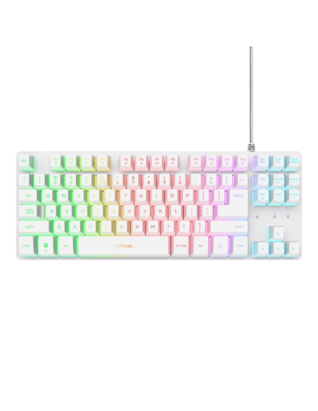 KEYBOARD USB GXT 833W THADO/TKL ENG WHITE 25894 TRUST