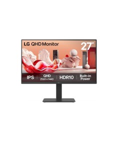 LCD Monitor|LG|27 "|2560 x 1440 pixels|Quad HD|Native aspect ratio 16:9|LCD|Flat|27BA54QB-B