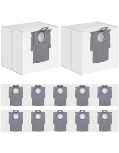 Vacuum Cleaner Accessory|ROBOROCK|Disposable Dust Bag 12-pack|White|For H5|8.04.0032