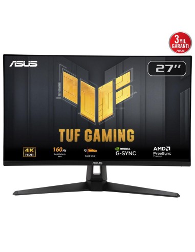 LCD Monitor|ASUS|90LM0AR0-B01371|27"|Gaming|Panel IPS|3840x2160|16:9|160Hz|Matte|1 ms|Speakers|Tilt|Colour Black|90LM0AR0-B01371