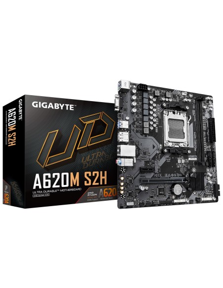 Mainboard|GIGABYTE|AMD A620|SAM5|Micro-ATX|Memory DDR5|Memory slots 2|A620MS2H2.0