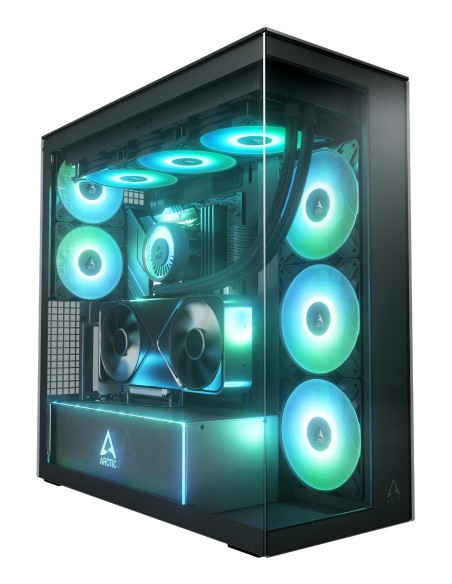 Case|ARCTIC|EATX|Black|Midi Tower|PC|Xtender VG (Mirror Black)|ACPCC00019A