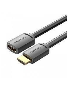 CABLE HDMI MALE/FEMALE 4K/0.5M BLACK AHCBD VENTION