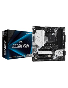 Mainboard|ASROCK|AMD B550|SAM4|MicroATX|1xPCI-Express 3.0 1x|1xPCI-Express 3.0 16x|1xM.2|1xPCI-Express 4.0 16x|Memory DDR4|Memor
