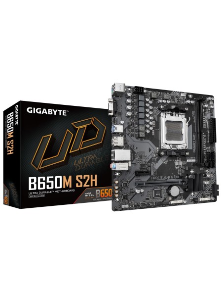 Mainboard|GIGABYTE|AMD B650|SAM5|Micro-ATX|Memory DDR5|Memory slots 2|B650MS2H1.4