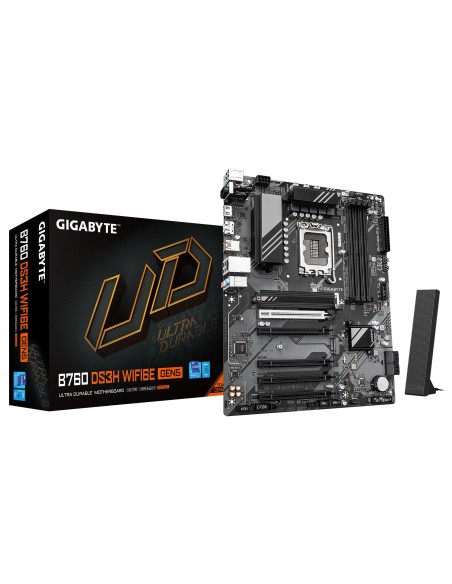 Mainboard|GIGABYTE|Intel B760 Express|LGA1700|ATX|Memory DDR5|Memory slots 4|B760DS3HWF6EGEN51.0
