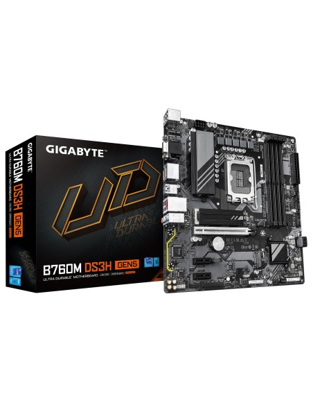 Mainboard|GIGABYTE|Intel B760 Express|LGA1700|Micro-ATX|Memory DDR5|Memory slots 4|B760MDS3HGEN5