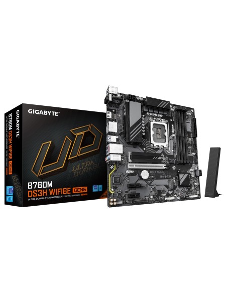 Mainboard|GIGABYTE|Intel B760 Express|LGA1700|Micro-ATX|Memory DDR5|Memory slots 4|B760MDS3HWF6EGEN5