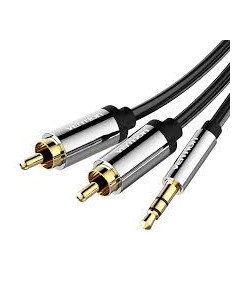 CABLE AUDIO 3.5MM TO 2XRCA/1.5M BCFBG VENTION