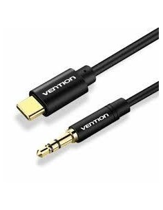 CABLE AUDIO 3.5MM TO USB-C/1.5M BLACK BGABG VENTION