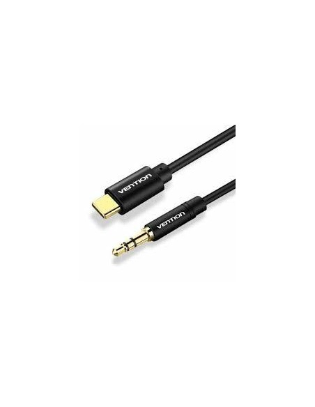 CABLE AUDIO 3.5MM TO USB-C/1.5M BLACK BGABG VENTION CABLE AUDIO 3.5MM TO USB-C/1.5M BLACK BGABG VENTION