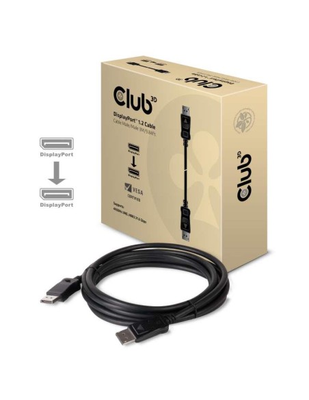 CABLE DP TO DP 3M/M/M CAC-1064 CLUB3D CABLE DP TO DP 3M/M/M CAC-1064 CLUB3D