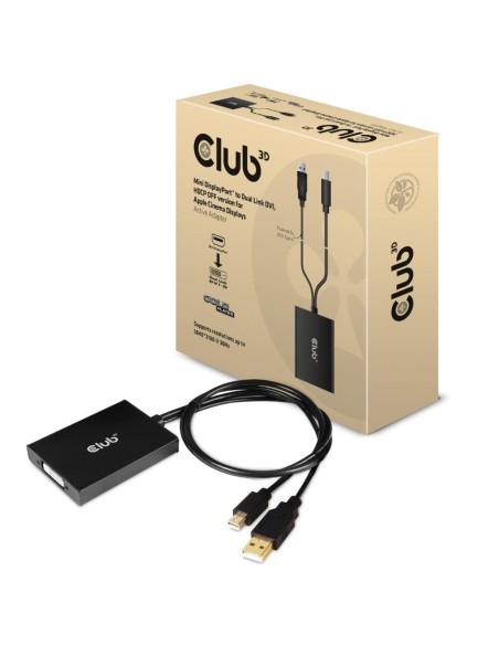 I/O ADAPTER MINI DP TO DVI/ACTIVE CAC-1130-A CLUB3D I/O ADAPTER MINI DP TO DVI/ACTIVE CAC-1130-A CLUB3D