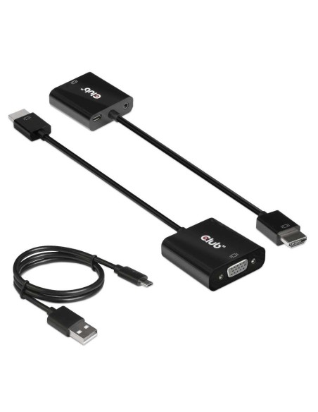I/O ADAPTER HDMI TO VGA/AUDIO M/F CAC-1302 CLUB3D