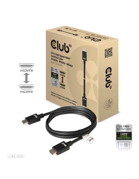 CABLE HDMI TO HDMI 1.5M/M/M CAC-1370 CLUB3D CABLE HDMI TO HDMI 1.5M/M/M CAC-1370 CLUB3D