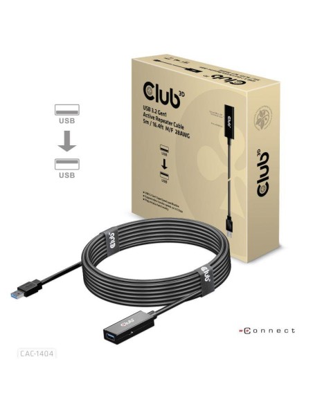 CABLE USB3.2 TO USB3.2 5M/M/F CAC-1404 CLUB3D CABLE USB3.2 TO USB3.2 5M/M/F CAC-1404 CLUB3D