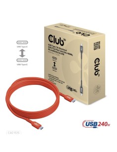 CABLE USB-C TO USB-C 4M/M/M CAC-1515 CLUB3D