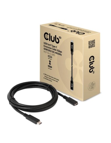 CABLE USB-C TO USB-C 1M/M/F CAC-1531 CLUB3D
