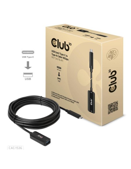 CABLE USB-C TO USB 5M/M/F CAC-1536 CLUB3D CABLE USB-C TO USB 5M/M/F CAC-1536 CLUB3D
