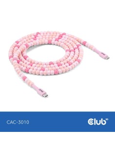 CABLE USB-C TO USB-C/PINK CAC-3010 CLUB3D